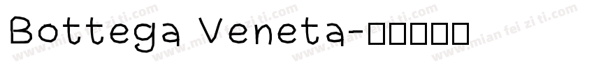 Bottega Veneta字体转换